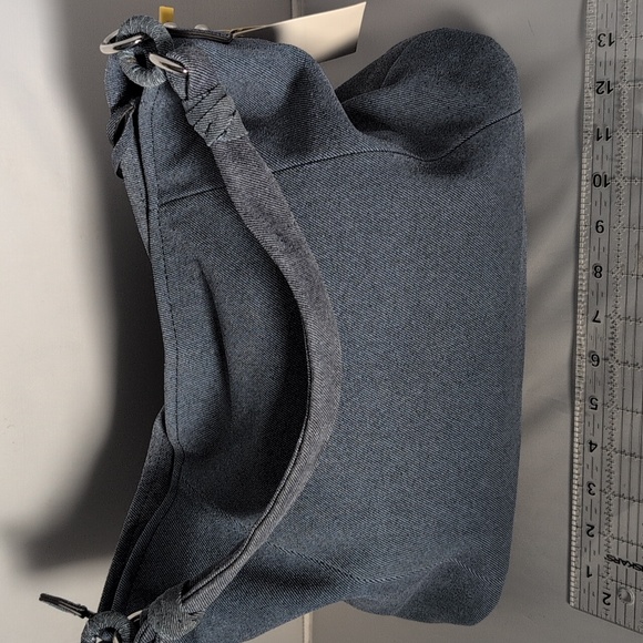 Aimee Kestenberg Denim Leather Shoulder Bag - Picture 7 of 12